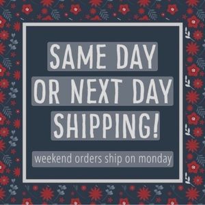 SAME DAY OR NEXT DAY